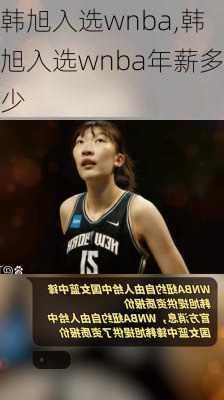 韩旭入选wnba,韩旭入选wnba年薪多少