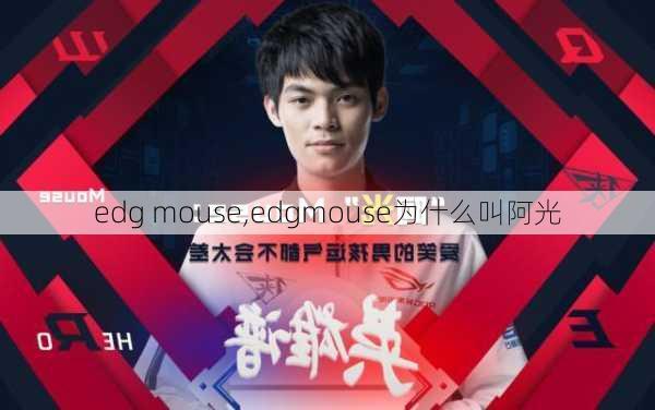 edg mouse,edgmouse为什么叫阿光