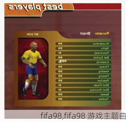 fifa98,fifa98 游戏主题曲